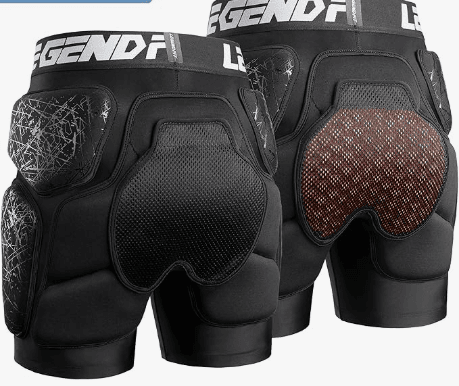 Legendfit Ultimate Hip, Butt & Tailbone Protection: Protective Padded Shorts for Snowboarding, Skiing, Ice Skating & Skateboarding