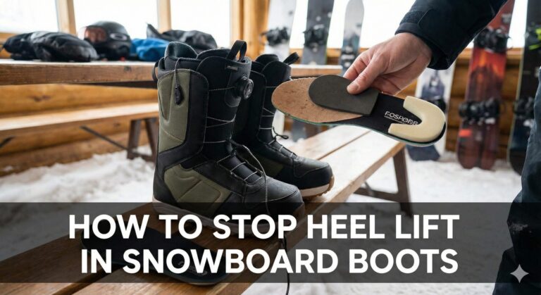 How to stop heel lift in snowboard boots