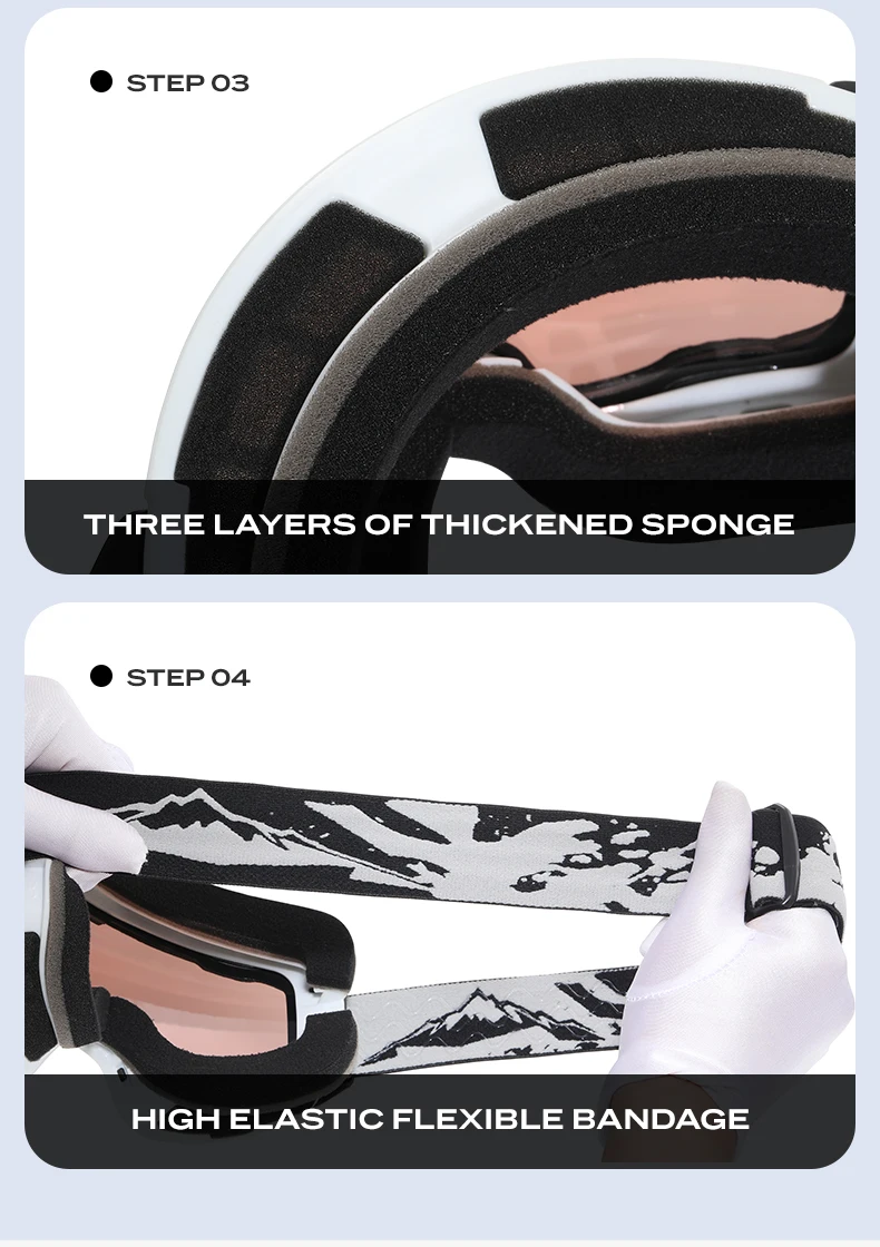 New Ski Goggles Double Layers Anti-Fog Skiing Glasses Men Women Snowmobile Eyewear Winter Outdoor Windproof Snowboard Goggles - Image 22