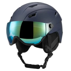 Integrated Ski Helmet Anti-fall Men and Women Snowboard Safety Helmet with Removable Visor Goggles Snowboard
