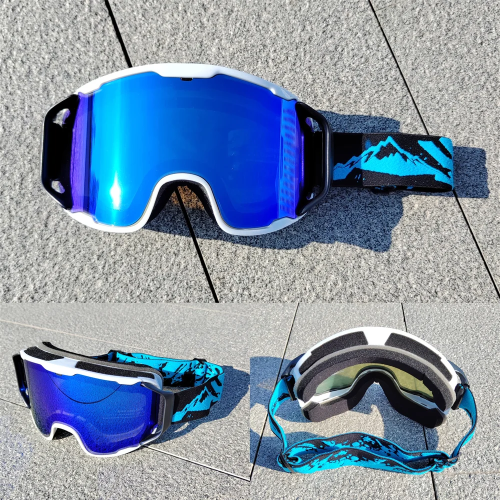 New Ski Goggles Double Layers Anti-Fog Skiing Glasses Men Women Snowmobile Eyewear Winter Outdoor Windproof Snowboard Goggles - Image 7