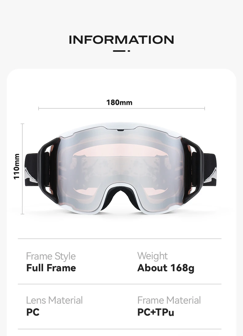 New Ski Goggles Double Layers Anti-Fog Skiing Glasses Men Women Snowmobile Eyewear Winter Outdoor Windproof Snowboard Goggles - Image 23