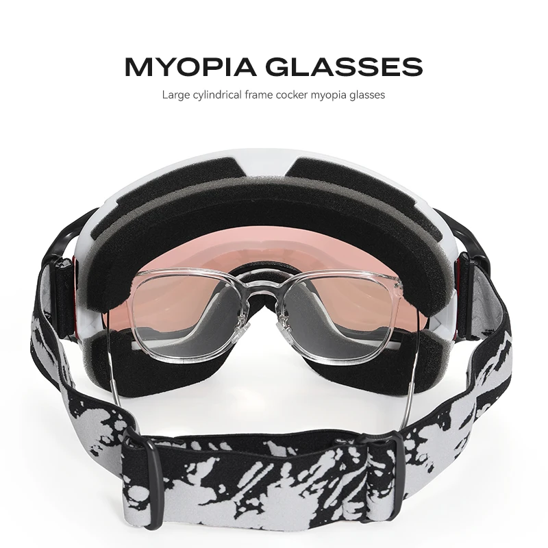 New Ski Goggles Double Layers Anti-Fog Skiing Glasses Men Women Snowmobile Eyewear Winter Outdoor Windproof Snowboard Goggles - Image 5