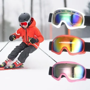 Anti-Fog Kids Ski Goggles Snow Snowboard Goggles Comfortable And Warm Skiing Goggles For Outdoor Sport Snowmobile Eyewear
