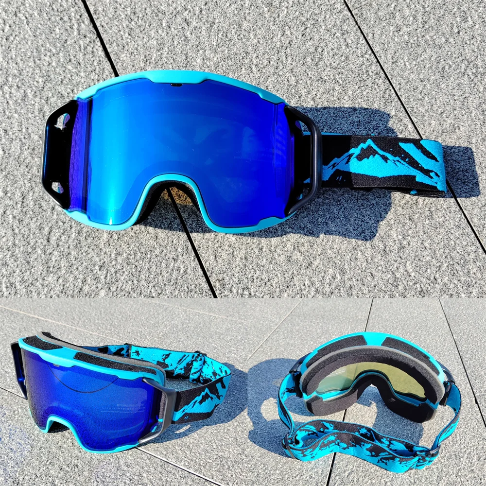 New Ski Goggles Double Layers Anti-Fog Skiing Glasses Men Women Snowmobile Eyewear Winter Outdoor Windproof Snowboard Goggles - Image 8