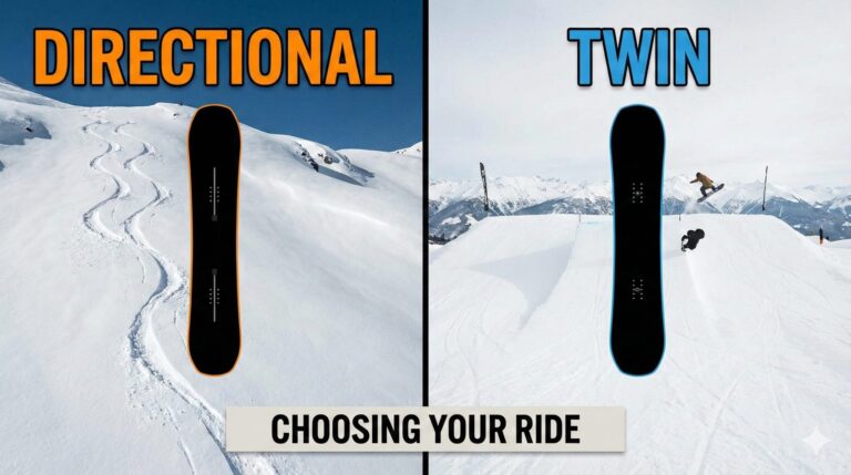 directional vs twin snowboard