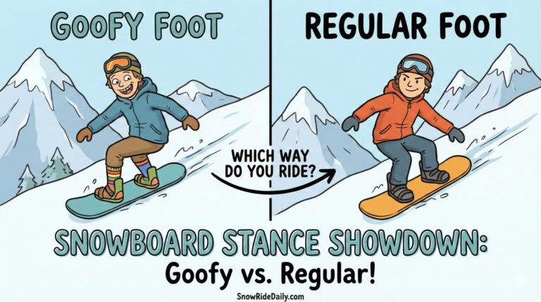 goofy vs regular snowboard