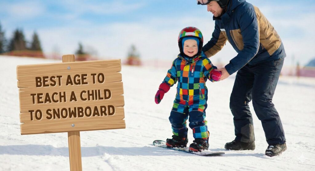 Best age to teach a child to snowboard