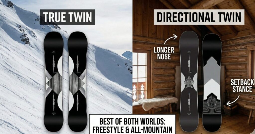 what is directional twin snowboard